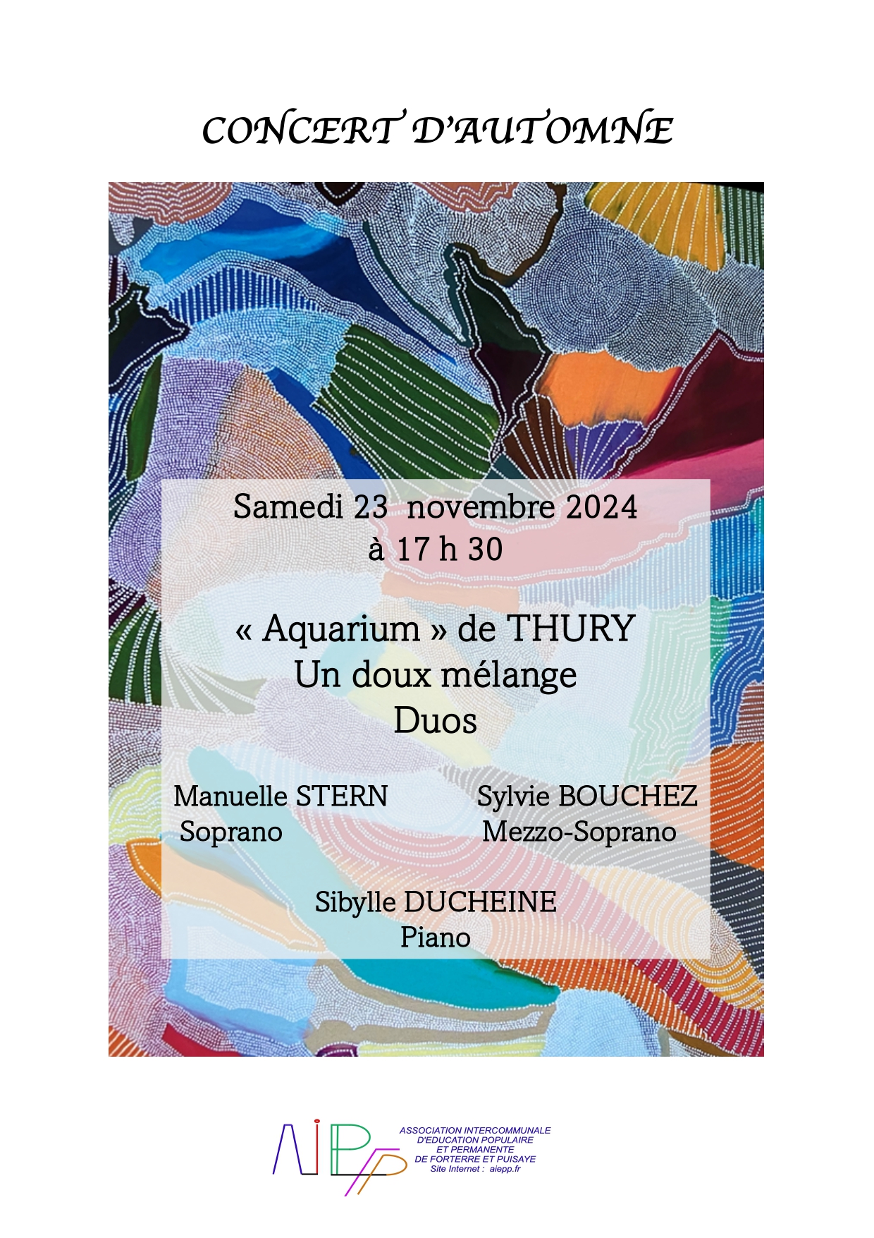 Concert du 23 novembre 2024 @ Aquarium | Thury | Bourgogne-Franche-Comté | France